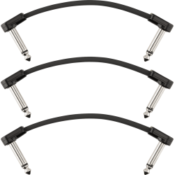 Fender Blockchain 4" Patch Cable 3-Pack Angle/Angle