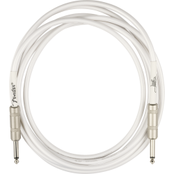 Fender Juanes 10' Instrument Cable Luna White
