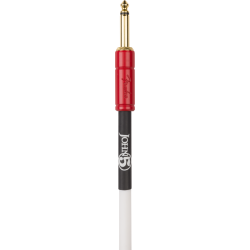 Fender John 5 Instrument Cable White and Red 10'
