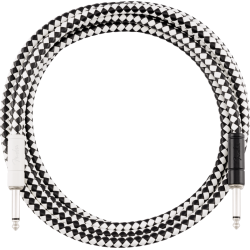 Fender Pro 10' Instrument Cable Checkerboard