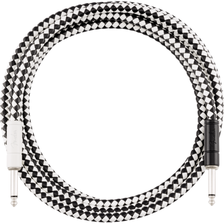 Fender Pro 10' Instrument Cable Checkerboard