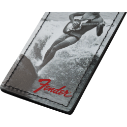 Fender Vintage Ad Luggage Tag Surfer