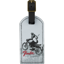 Fender Vintage Ad Luggage Motorcycle Rider
