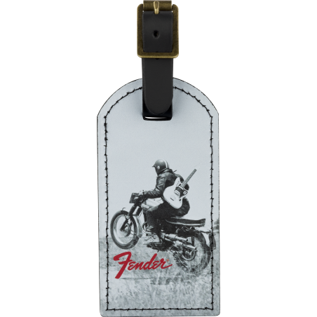 Fender Vintage Ad Luggage Motorcycle Rider