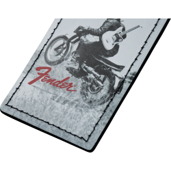 Fender Vintage Ad Luggage Motorcycle Rider