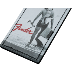 Fender Vintage Ad Luggage Tag Scuba Diver