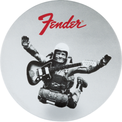 Fender Vintage Ads 4-Pk Coaster Set Black and White