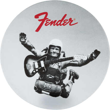 Fender Vintage Ads 4-Pk Coaster Set Black and White