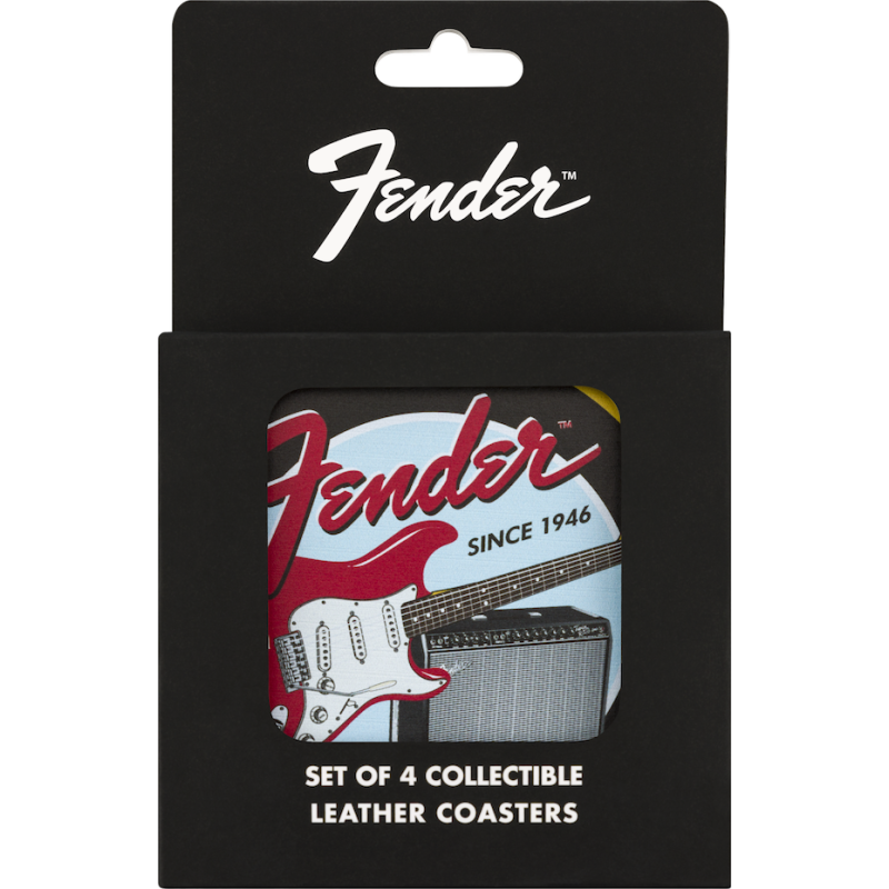 Fender 1946 Guitars & Amps Coaster Set