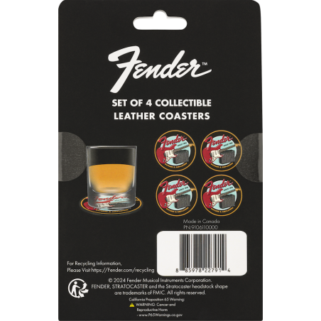 Fender 1946 Guitars & Amps Coaster Set