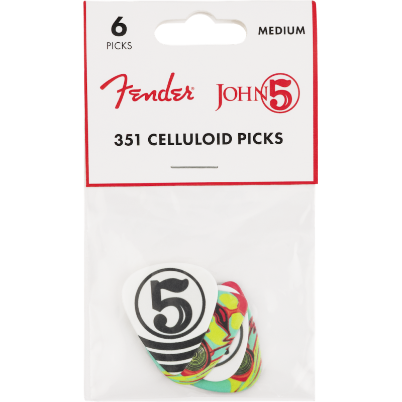 Fender John 5 351 Celluloid Picks