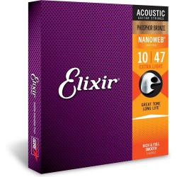 Elixir 16002 10-47 Extra-Light NANOWEB
