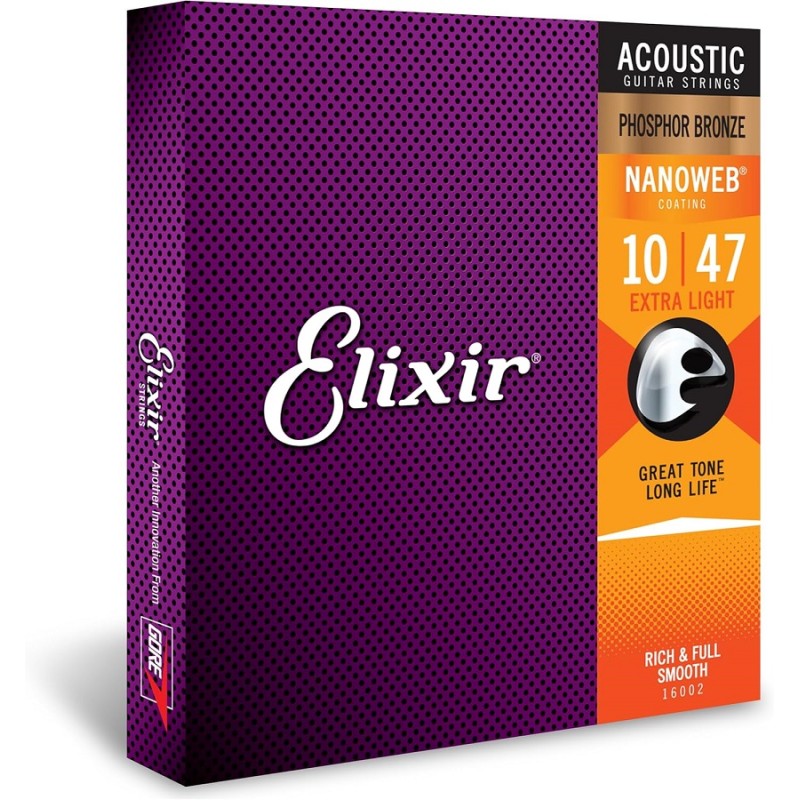Elixir 16002 10-47 Extra-Light NANOWEB