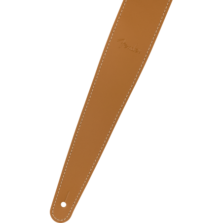 Fender 2" Essentials Leather Strap Tan