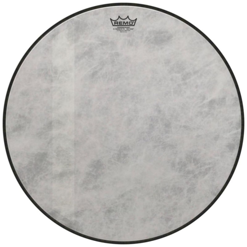 REMO Powerstroke 3 Fiberskyn Diplomat Felt Tone 22" P3-1522-FD-FLT