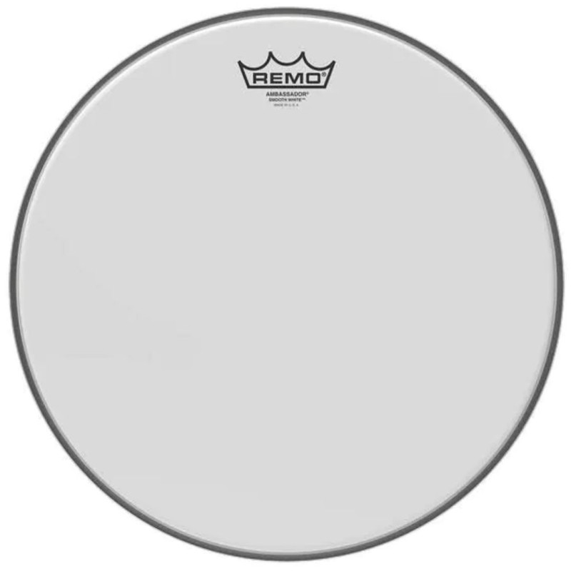 REMO Ambassador Smooth White 18" BR-1218-00