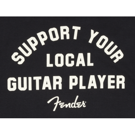 Fender Support Your Local Guitar Player Tee Black M