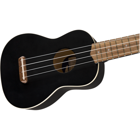 Fender Venice Soprano Uke WN Black