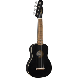 Fender Venice Soprano Uke WN Black