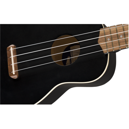 Fender Venice Soprano Uke WN Black