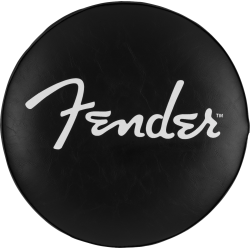 Fender Spaghetti Logo Pick Pouch Barstool Black/Chrome 24"