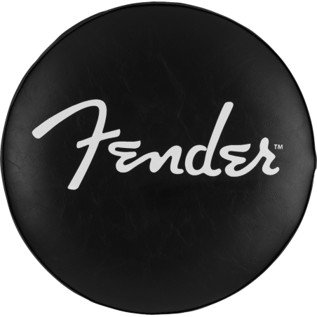 Fender Spaghetti Logo Pick Pouch Barstool Black/Chrome 24"