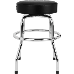 Fender Spaghetti Logo Pick Pouch Barstool Black/Chrome 24"