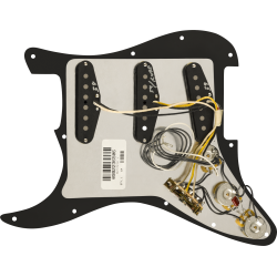 Fender Pre-Wired Strat Pickguard Pure Vintage '59 w/RWRP Midde Black 11 Hole PG