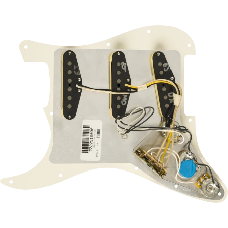 Fender Pre-Wired Strat Pickguard Eric Johnson Signature Parchment 11 Hole PG
