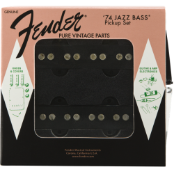 Fender Pure Vintage '74 Jazz Bass Pickup Set Black