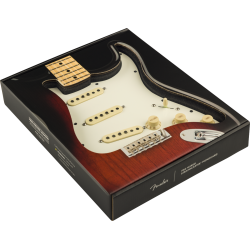 Fender Pre-Wired Strat Pickguard Pure Vintage '65 w/RWRP Middle Parchment 11 Hole PG