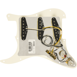 Fender Pre-Wired Strat Pickguard Pure Vintage '59 w/RWRP Midde Parchment 11 Hole PG