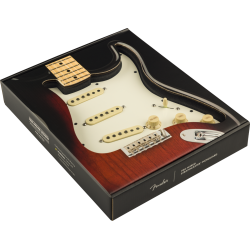 Fender Pre-Wired Strat Pickguard Pure Vintage '59 w/RWRP Midde Parchment 11 Hole PG