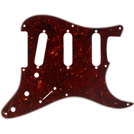 Fender Pickguard Stratocaster S/S/S Tortoise Shell 4-Ply