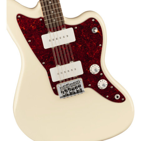 Squier Paranormal Jazzmaster XII LRL TSPG Olympic White