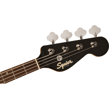 Squier Paranormal Rascal Bass HH LRL WPPG Metallic Black