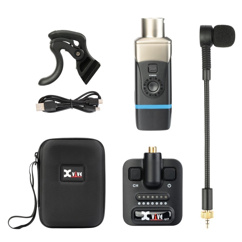 XViVE U7 Saxophone and Trumpet Wireless System