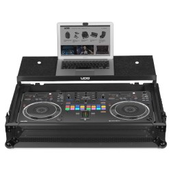 UDG U91096BL Ultimate Flightcase DDJ-REV5 Black Plus (Laptop Shelf)