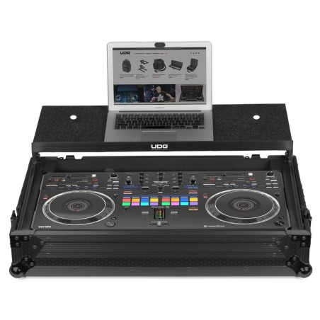 UDG U91096BL Ultimate Flightcase DDJ-REV5 Black Plus (Laptop Shelf)