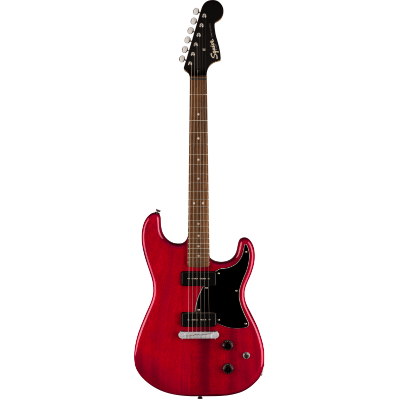 Squier Paranormal Strat-O-Sonic LRL BPG Crimson Red Transparent