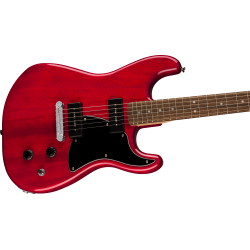 Squier Paranormal Strat-O-Sonic LRL BPG Crimson Red Transparent