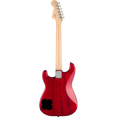 Squier Paranormal Strat-O-Sonic LRL BPG Crimson Red Transparent