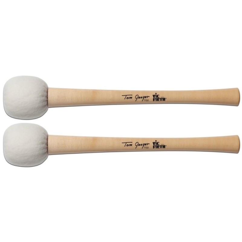 Vic Firth TG02 Symphonic Collection Bass Drum Mallets Signature Tom Gauger Legato