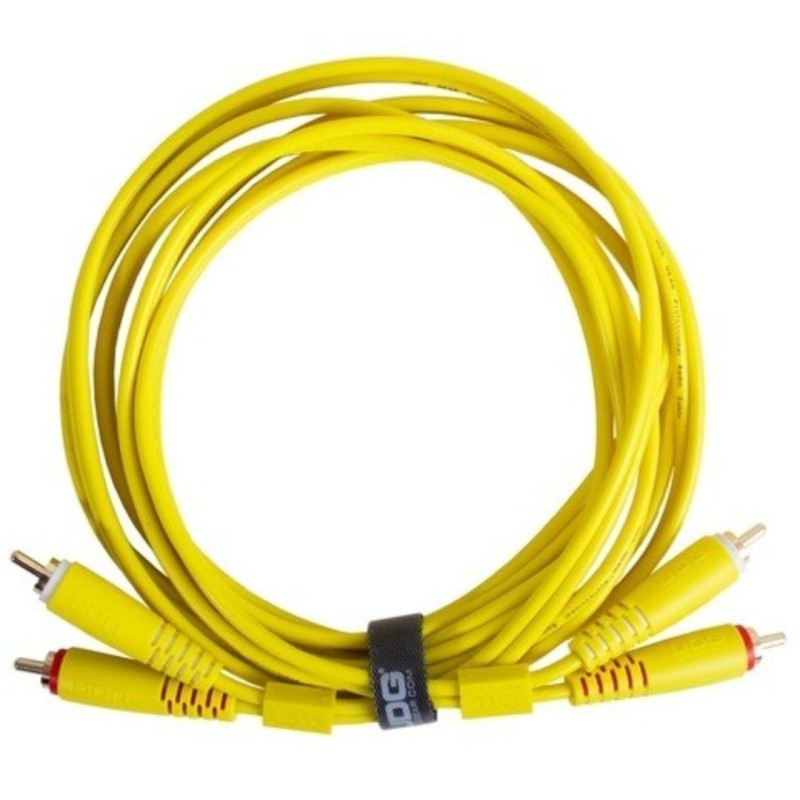 UDG U97001YL Ultimate Audio Cable Set RCA-RCA Straight Yellow