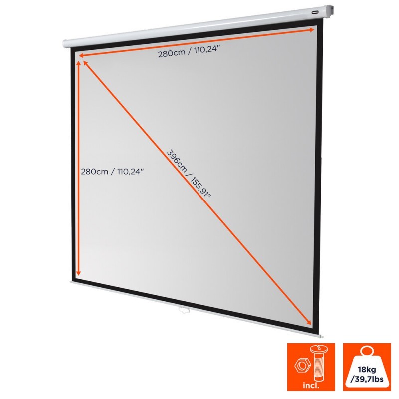 celexon Canvas Roller Blind Economy 280 x 280 cm