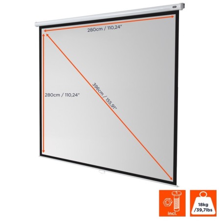 celexon Canvas Roller Blind Economy 280 x 280 cm