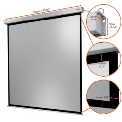 celexon Canvas Roller Blind Professional Plus 200 x 200 cm