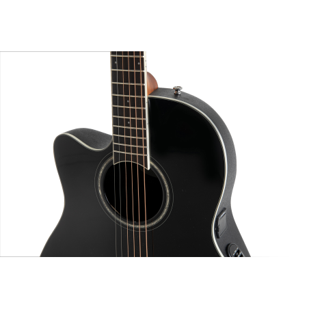 Ovation Celebrity CS Standard Mid Cutaway Black Left Handed