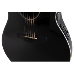 Ovation Celebrity CS Standard Mid Cutaway Black Left Handed