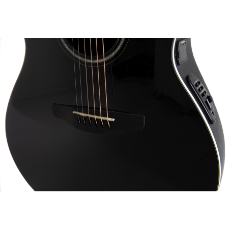 Ovation Celebrity CS Standard Mid Cutaway Black Left Handed